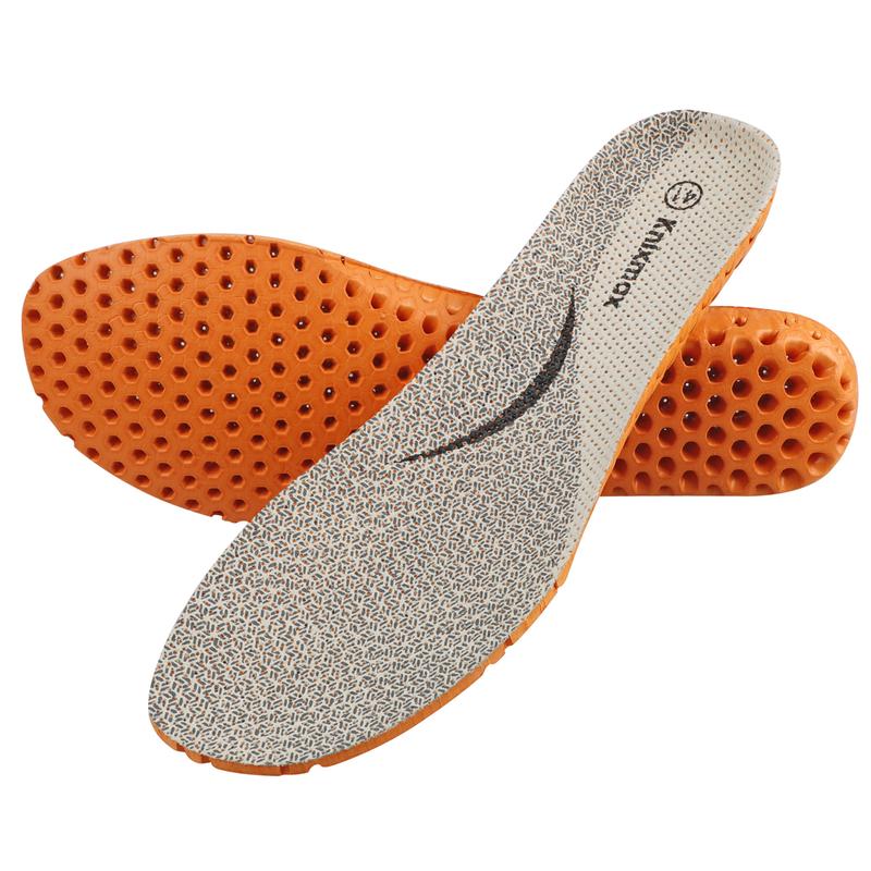 Knixmax Men's Sport Shoe Insoles Orthotic Inserts with Arch Support Breathable Cushioning Shoe Pads Relieve Foot Pain Plantar Fasciitis Comfort Insoles Beige