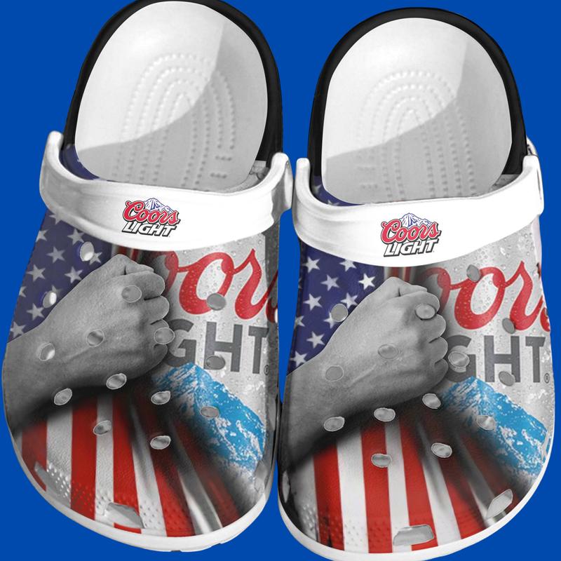 Coors Light Clogs, Coors Light Shoes, Beer CLogs Footwear Comfort Women Walking Shoes Girl Sandal