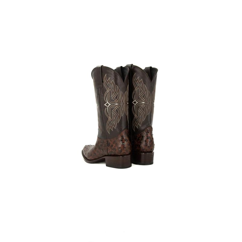 Ostrich Round Toe Cowboy Boot FINAL SALE