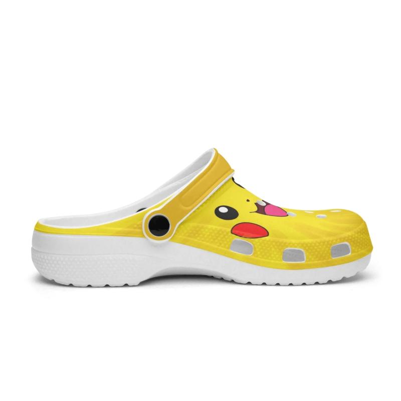 Pika Pocketmonster Clogs, Gift For Him And Her