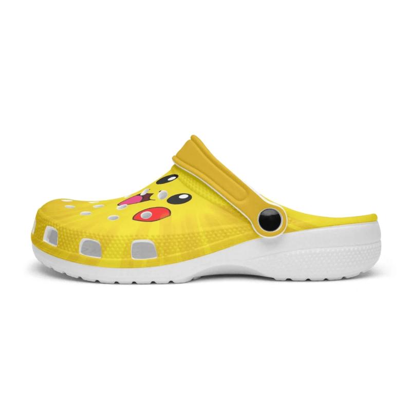 Pika Pocketmonster Clogs, Gift For Him And Her