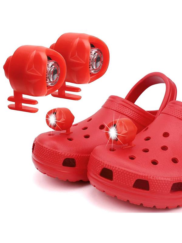 Hollow Out Design Shoe Light, LED Light For Croc Shoes, Shoe Decorations Charms For Girls Boys Women Men Camping Walking