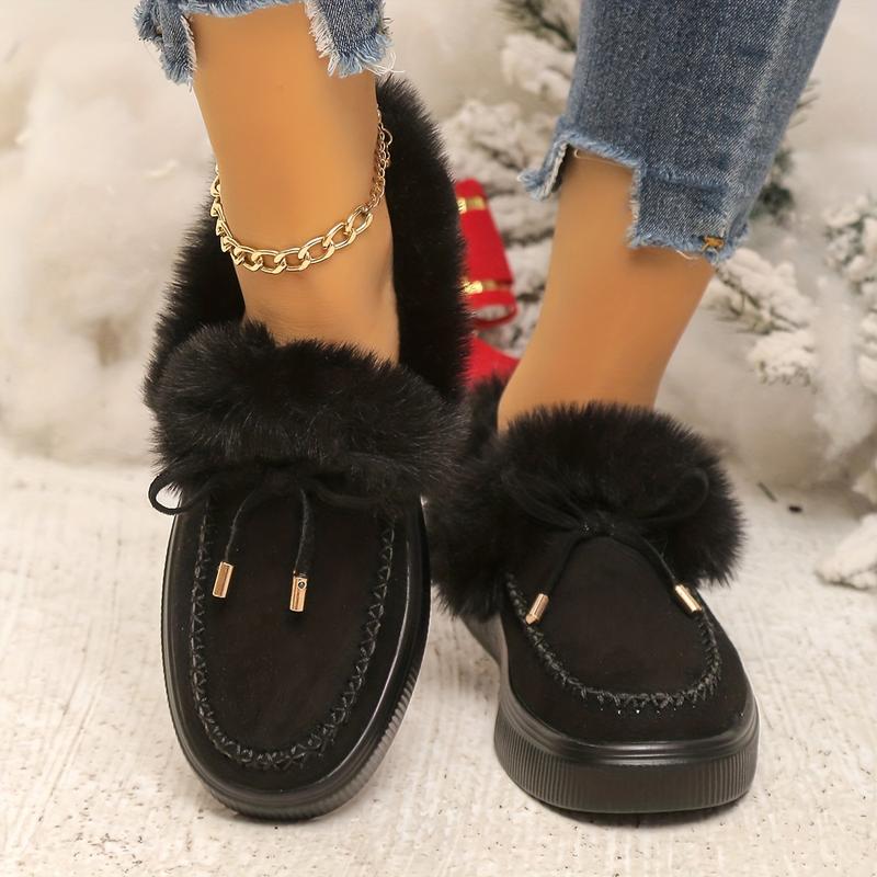 Women's Winter Thermal Ankle Boots, Warm Plush Snow Boots, Women's Footwear